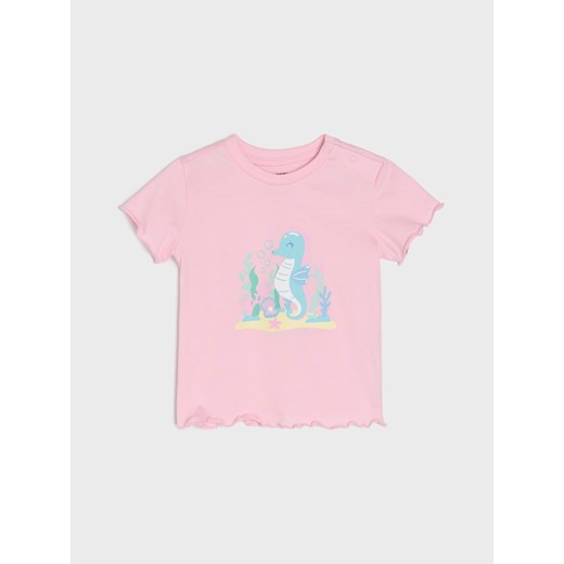 Sinsay - Piżama dwuczęściowa - różowy Sinsay 74 Sinsay