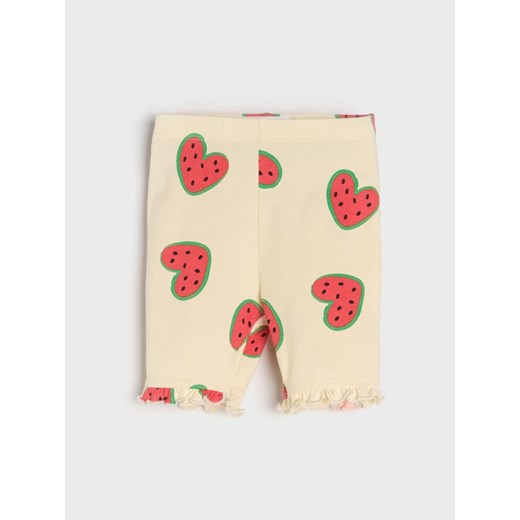 Sinsay - Legginsy 2 pack - kremowy Sinsay 98 Sinsay