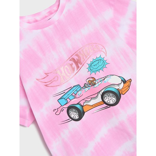 Sinsay - Koszulka tie-dye Hot Wheels - wielobarwny Sinsay 122 Sinsay