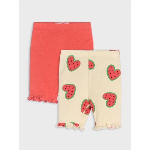 Sinsay - Legginsy 2 pack - kremowy ze sklepu Sinsay w kategorii Odzież dla niemowląt - zdjęcie 179698748