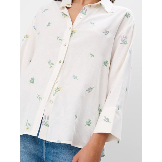 Mohito - Koszula z wiskozy i lnu - biały Mohito 44 Mohito