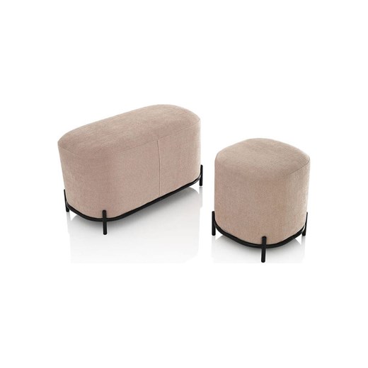 TFT Home Hocker "Vanity" w kolorze beżowym - 82 x 45 x 42 cm Tft Home onesize okazja Limango Polska