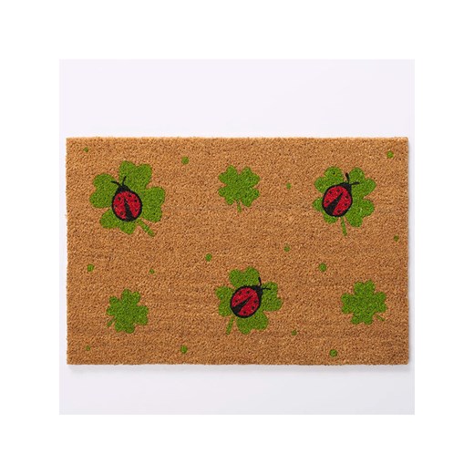 Boltze Wycieraczka &quot;Luck&quot; w kolorze jasnobrązowo-zielonym - 60 x 40 cm Boltze onesize wyprzedaż Limango Polska