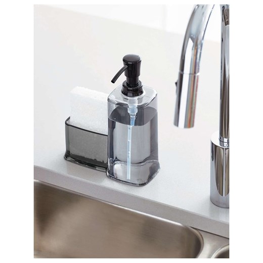 Idesign Dozownik mydła "Caddy" w kolorze czarnym - 16,5 x 21 x 8 cm Idesign onesize promocyjna cena Limango Polska