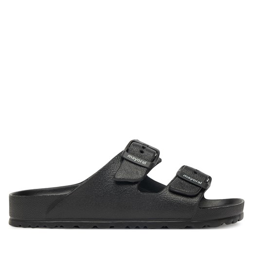 Klapki Mayoral 43657 Czarny Mayoral 36 eobuwie.pl