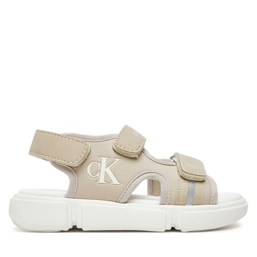 Sandały Calvin Klein Jeans V3B2-83024-1692 M Écru 27 eobuwie.pl