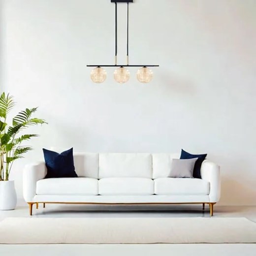 Wisząca lampa z trzema kloszami Ruti Lumes One Size Edinos.pl