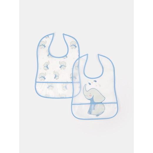 Sinsay - Śliniaki z motywem słonia 2 pack - wielobarwny Sinsay One Size Sinsay