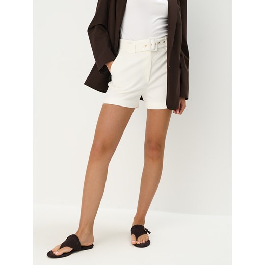 Mohito - Eleganckie szorty - kremowy Mohito 40 Mohito