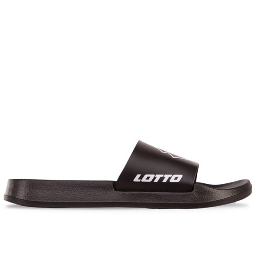Klapki unisex Lotto Lathi 2400660U-1110 - czarne ze sklepu streetstyle24.pl w kategorii Klapki męskie - zdjęcie 179715825