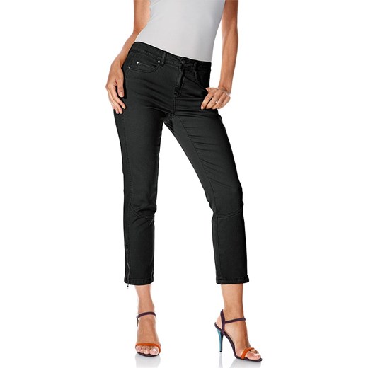 Heine Dżinsy - Mom fit - w kolorze czarnym ze sklepu Limango Polska w kategorii Jeansy damskie - zdjęcie 179715837