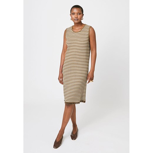 Rodier Sukienka w kolorze biało-oliwkowym ze sklepu Limango Polska w kategorii Sukienki - zdjęcie 179715939