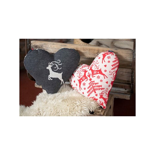 David Fussenegger Poduszka "Silvretta" - w kolorze antracytowo-białym David Fussenegger 40x40 cm wyprzedaż Limango Polska