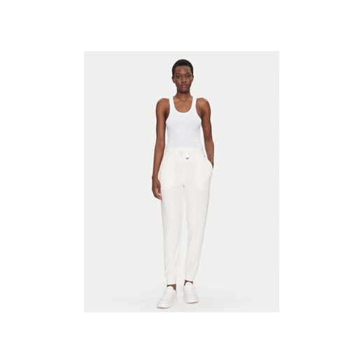 BOSS Spodnie dresowe Monogram 50535841 Écru Regular Fit XS MODIVO