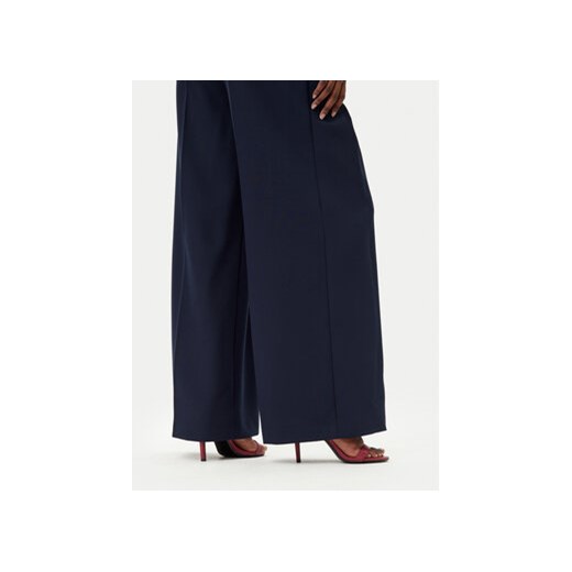 Maryley Spodnie materiałowe 25EB579/43BL Granatowy Regular Fit Maryley L MODIVO