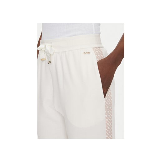 BOSS Spodnie dresowe Monogram 50535841 Écru Regular Fit XS MODIVO