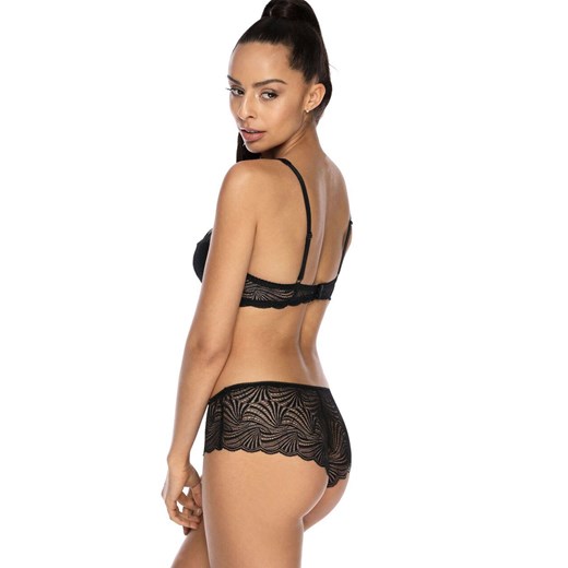 Biustonosz usztywniany czarny Lou M-3343/22, Kolor czarny, Rozmiar 85B, Mat ze sklepu Intymna w kategorii Biustonosze - zdjęcie 179719859