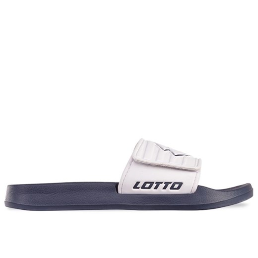 Klapki unisex Lotto Flyde 2400941U-5910 - bialo-granatowe ze sklepu streetstyle24.pl w kategorii Klapki męskie - zdjęcie 179720287