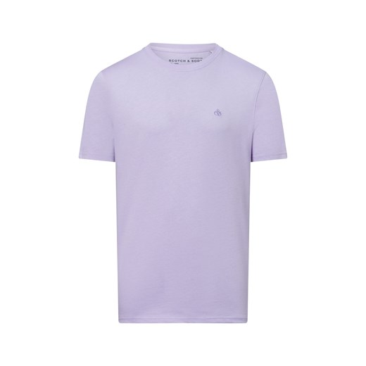Scotch & Soda Koszulka męska Mężczyźni Bawełna bzowy jednolity ze sklepu vangraaf w kategorii T-shirty męskie - zdjęcie 179721197