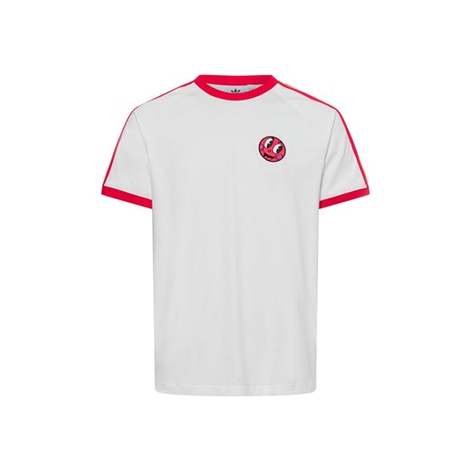 adidas Originals Koszulka męska - Cali Tee Mężczyźni Bawełna biały jednolity ze sklepu vangraaf w kategorii T-shirty męskie - zdjęcie 179721228