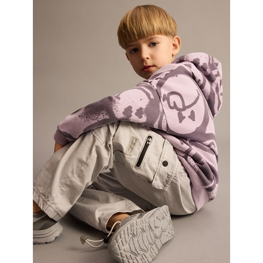 Reserved - Bluza SmileyWorld® - fioletowy ze sklepu Reserved w kategorii Bluzy chłopięce - zdjęcie 179722348