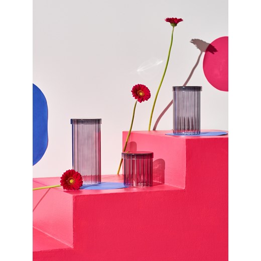 Sinsay - Pojemnik na żywność z kolorowego szkła - szary Sinsay One Size Sinsay