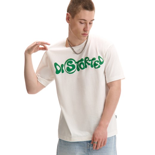 Cropp - Biała koszulka z napisem - biały ze sklepu Cropp w kategorii T-shirty męskie - zdjęcie 179726216