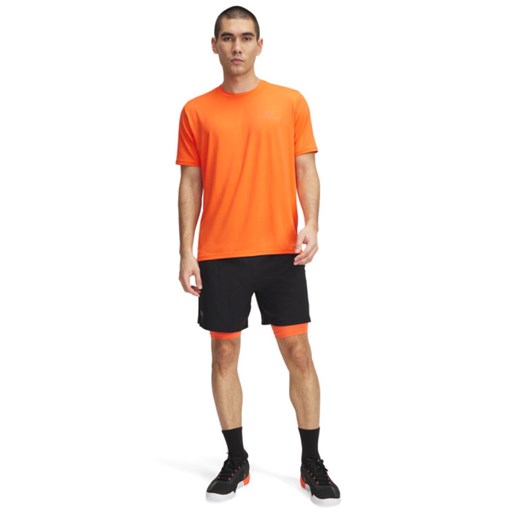 Męskie spodenki treningowe Under Armour UA Vanish Woven 2in1 Shorts - szare ze sklepu Sportstylestory.com w kategorii Spodenki męskie - zdjęcie 179727587