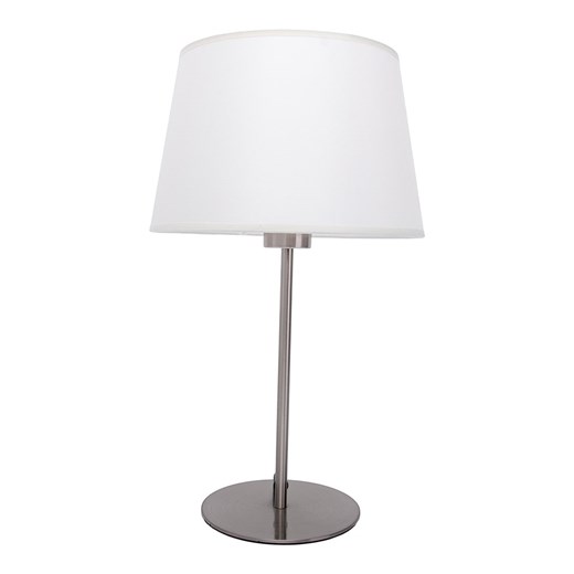näve Lampa stołowa &quot;Bologna&quot; w kolorze srebrno-białym - wys. 45 cm ze sklepu Limango Polska w kategorii Lampy stołowe - zdjęcie 179727695