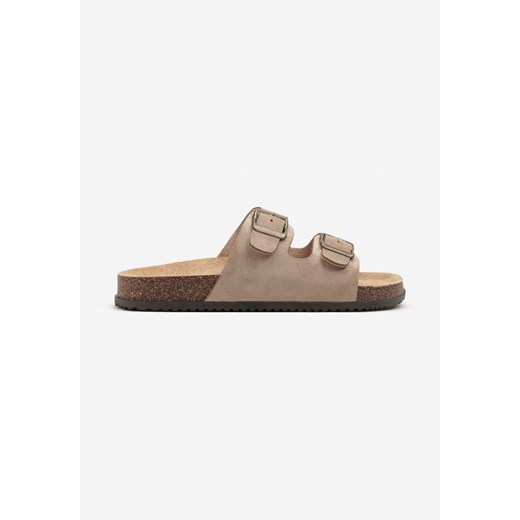 Klapki damskie Born2be płaskie casual bez zapięcia