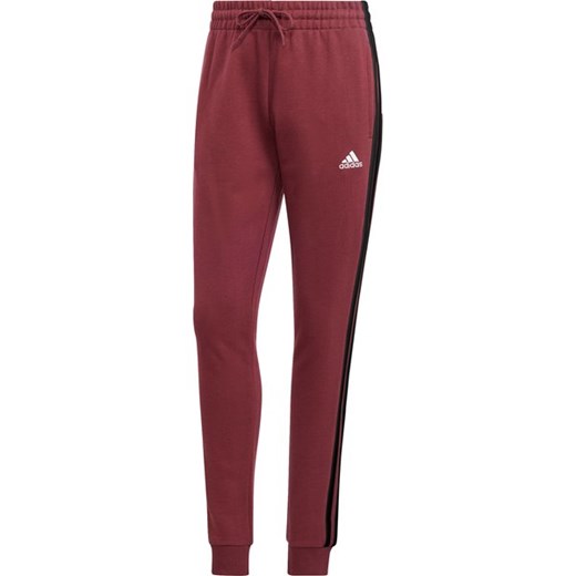 Spodnie dresowe damskie Essentials 3-Stripes French Terry Cuffed Adidas ze sklepu SPORT-SHOP.pl w kategorii Spodnie damskie - zdjęcie 179729825