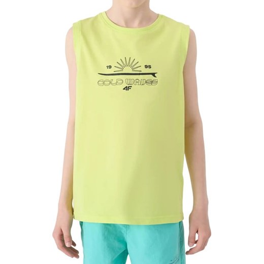 Bezrękawnik chłopięcy TSLEM163 4F ze sklepu SPORT-SHOP.pl w kategorii T-shirty chłopięce - zdjęcie 179730197