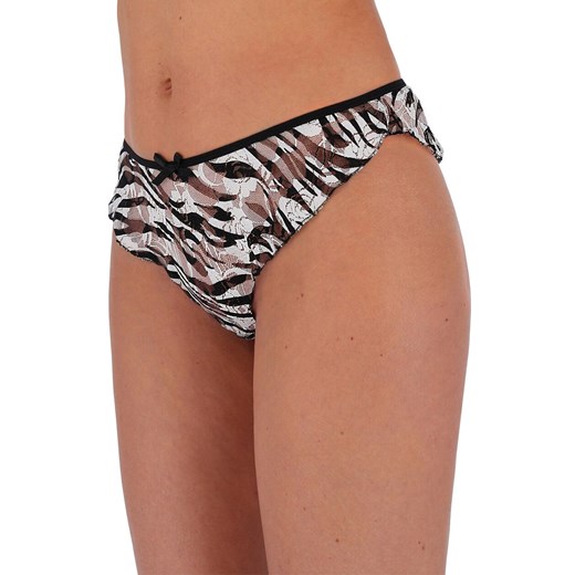 Passion stringi damskie Quagia, Kolor biało-czarny, Rozmiar L/XL, Passion ze sklepu Intymna w kategorii Majtki damskie - zdjęcie 179730376