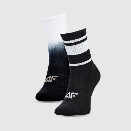 Chłopięce skarpetki casual (2-pack) 4F 4FJWSS25USOCM435 - czarne 4f Junior 32-34 Sportstylestory.com