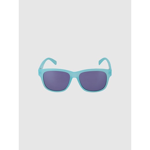 Dziecięce okulary przeciwsłoneczne z powłoką lustrzaną 4F 4FJWSS25ASUNU066 - niebieskie ze sklepu Sportstylestory.com w kategorii Okulary przeciwsłoneczne dziecięce - zdjęcie 179733616