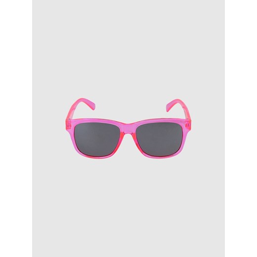 Dziecięce okulary przeciwsłoneczne z powłoką lustrzaną 4F 4FJWSS25ASUNU066 - różowe ze sklepu Sportstylestory.com w kategorii Okulary przeciwsłoneczne dziecięce - zdjęcie 179733629