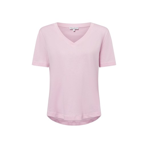 Marie Lund T-shirt damski Kobiety Bawełna różowy jednolity ze sklepu vangraaf w kategorii Bluzki damskie - zdjęcie 179733965