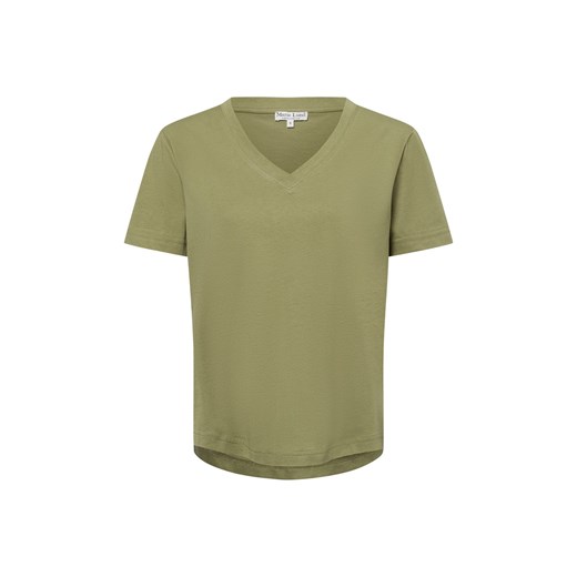 Marie Lund T-shirt damski Kobiety Bawełna oliwkowy jednolity ze sklepu vangraaf w kategorii Bluzki damskie - zdjęcie 179733967
