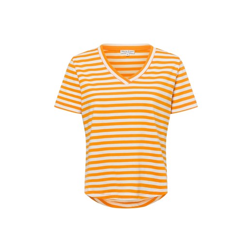 Marie Lund T-shirt damski Kobiety Bawełna pomarańczowy w paski ze sklepu vangraaf w kategorii Bluzki damskie - zdjęcie 179733968