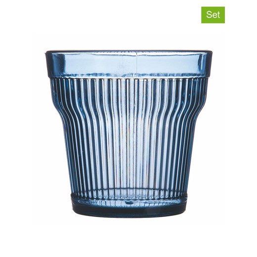 Villa d´Este Szklanki (6 szt.) &quot;Fashion Ocean&quot; w kolorze niebieskim - 300 ml ze sklepu Limango Polska w kategorii Szklanki - zdjęcie 179734569