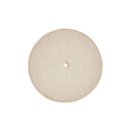 OYOY living design Poduszka &quot;Asa&quot; w kolorze beżowym na krzesło - Ø 40 cm ze sklepu Limango Polska w kategorii Poduszki dekoracyjne - zdjęcie 179734639