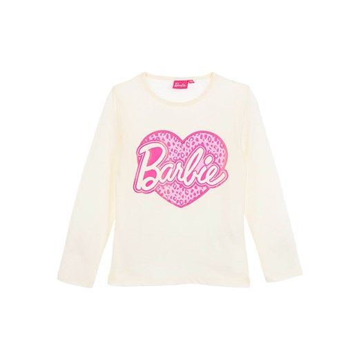 Barbie Koszulka &quot;Barbie&quot; w kolorze kremowo-różowym ze sklepu Limango Polska w kategorii Bluzki dziewczęce - zdjęcie 179734818