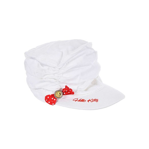 Hello Kitty Kaszkiet &quot;Hello Kitty&quot; w kolorze białym ze sklepu Limango Polska w kategorii Czapki dziecięce - zdjęcie 179736809