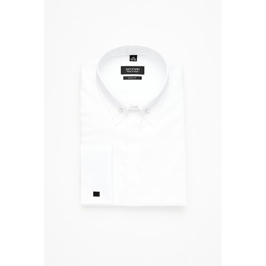KOSZULA SAVERNE 3026 SP SLIM FIT BIAŁY ze sklepu Recman w kategorii Koszule męskie - zdjęcie 179737467