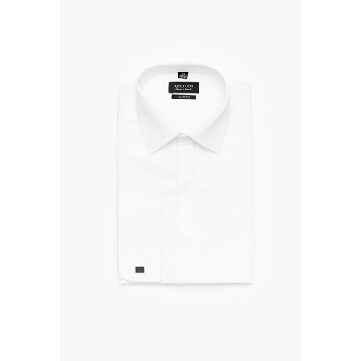 KOSZULA VERSONE 2383 SP SLIM FIT BIAŁY ze sklepu Recman w kategorii Koszule męskie - zdjęcie 179737498