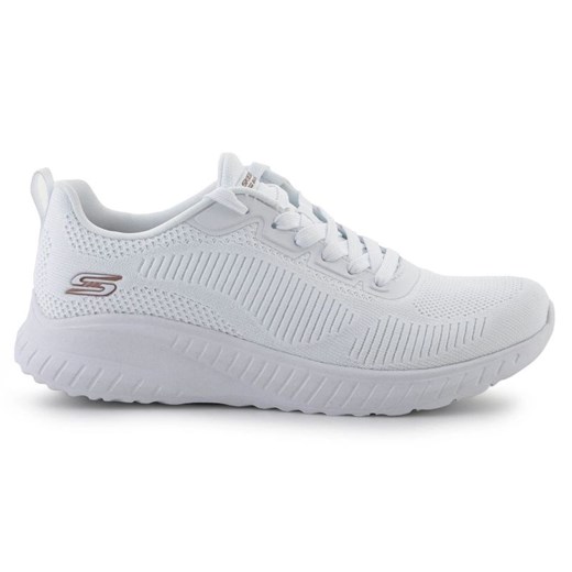 Buty Skechers Bobs Squad Chaos-cool Rythms 117216-W białe ze sklepu ButyModne.pl w kategorii Buty sportowe damskie - zdjęcie 179738619