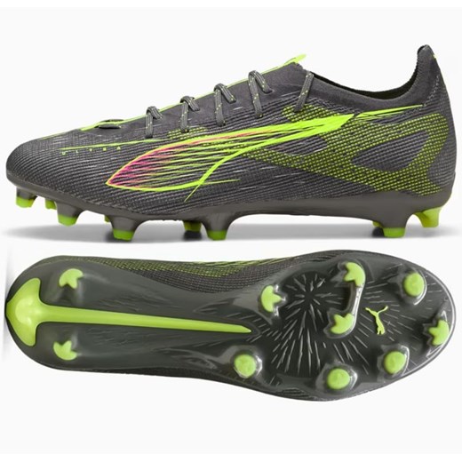Buty piłkarskie Puma Ultra 5 Pro FG/AG 108161-03 szare ze sklepu ButyModne.pl w kategorii Buty sportowe męskie - zdjęcie 179738629