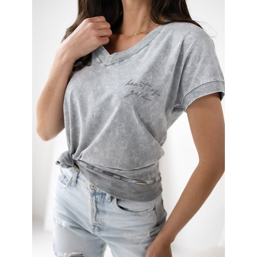 bluzka selora szara one size ze sklepu UBRA w kategorii Bluzki damskie - zdjęcie 179739977
