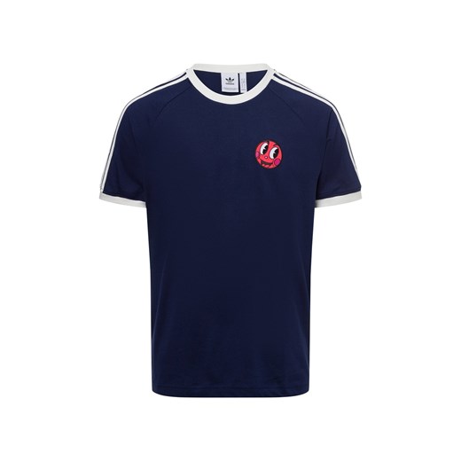 adidas Originals Koszulka męska - Cali Tee Mężczyźni Bawełna granatowy jednolity ze sklepu vangraaf w kategorii T-shirty męskie - zdjęcie 179742027