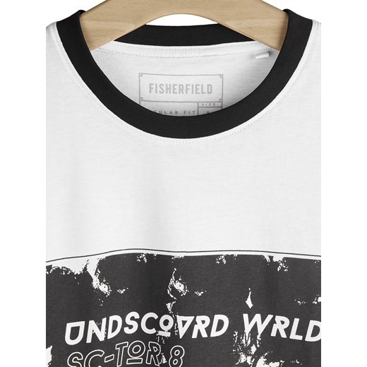 T-shirt męski Gate z krótkim rękawem z bawełny
